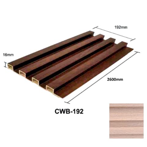 PAINEL DECOR PVC RIPADO 2600x160mm CWB-192 8012