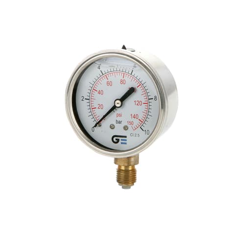 MANOMETRO C/GLICERINA ¼ 16bar VERTICAL Ø63 3822