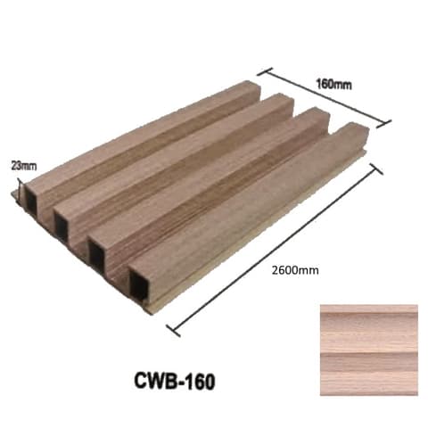 PAINEL DECOR PVC RIPADO 2600x160mm CWB-160 8012