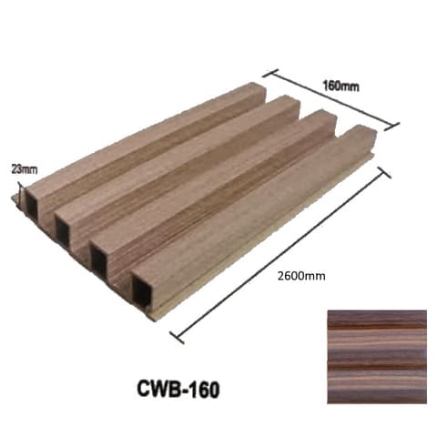 PAINEL DECOR PVC RIPADO 2600x160mm CWB-160 8014