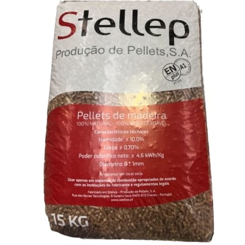 PELLETS BIOMASSA STELLEP 15KG