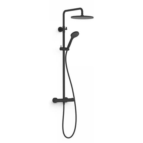 TRES COLUNA CHUVEIRO BLACK TERMOSTATICA TELESCOPICA 21639502NM