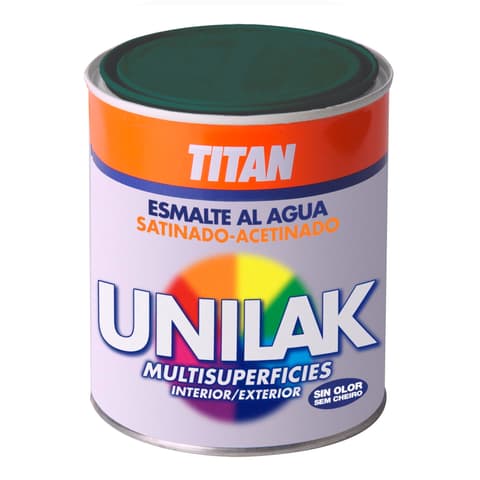 TIT ESMAL. UNILAK ACETINADO 1462 0.75L VERDE CARRUAGEM ***