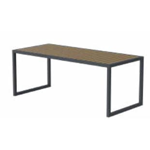 MESA JARDIM SCREEN METALICO ANTRACITE 180x80x80 34015