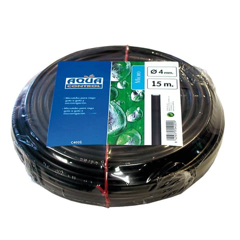 MANG.MICROTUBO PE Ø4mm L=15m C4021 PRETA