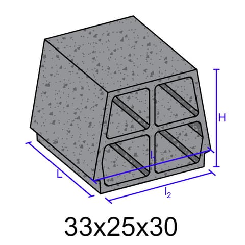 ABOBADILHA LECA 33x25x24