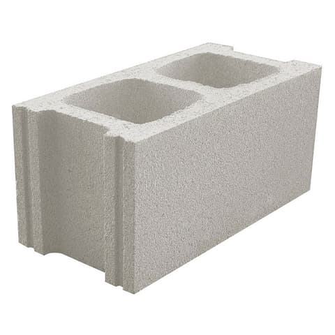 BLOCO BETAO CINZA LISO FACE/VISTA 40x20x20