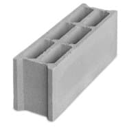 BLOCO BETAO CINZA LISO FACE/VISTA 50x20x15