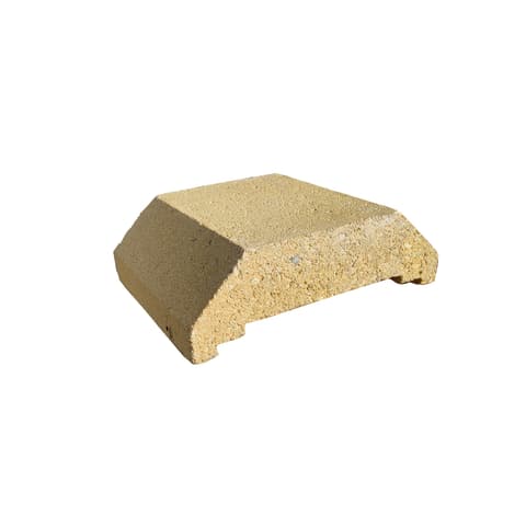 BLOCO PEÇA COBRE MURO AMARELO 25x20
