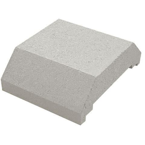 BLOCO PEÇA COBRE MURO CINZA 25x20 *