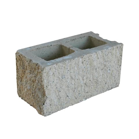 BLOCO SPLIT CINZA 2 FACES ESQUINA 40x20x20 Hidrof *