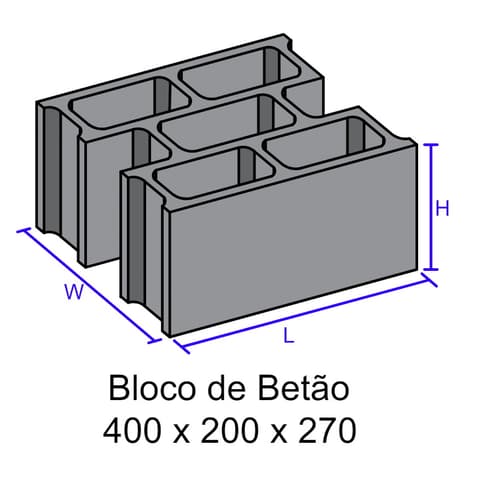 BLOCO BETAO 40x20x27 ***