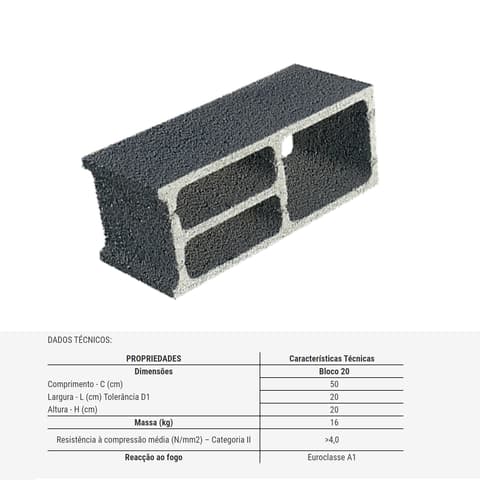 BLOCO BETAO PILAR 50x20x20