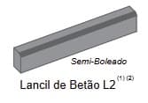 LANCIL L02 100x15x8 JARDIM SEMI-BOLEADO