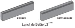 LANCIL L03 100x22x8 JARDIM REDONDO