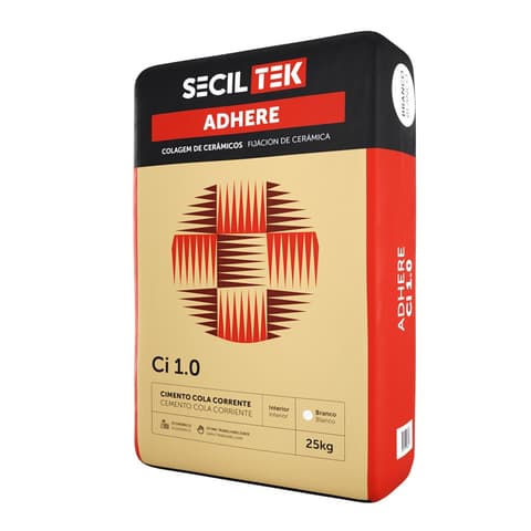 CIMENTO COLA ADHERE Ci 1.0 (CLASSICO) BRANCO 25Kg *