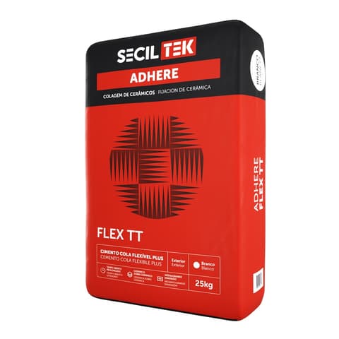 CIMENTO COLA ADHERE FLEX TT BRANCO 25Kg