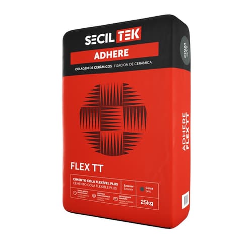 CIMENTO COLA ADHERE FLEX TT CINZA 25Kg *