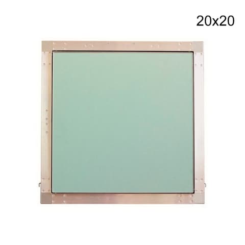 ALÇAPAO PORTA VISITA GESSO 20x20