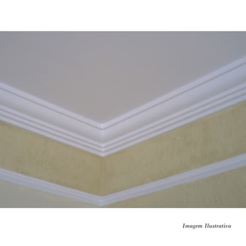MOLDURA GESSO CARTONADO 75x75x3.0Mt