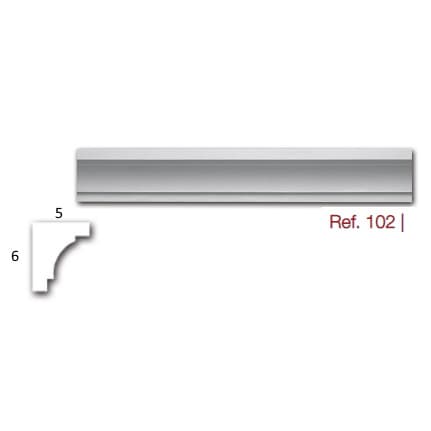 MOLDURA GESSO Nº 21 5x6,0 R102 5017