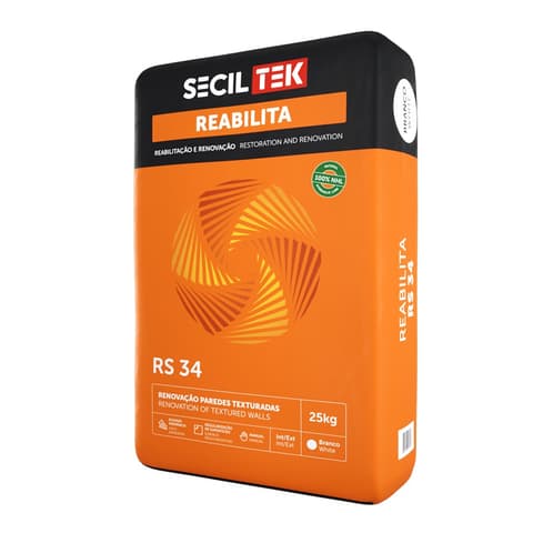 SECILTEK REABILITA REPARAÇAO RS34 REGULARIZAÇÃO 25Kg