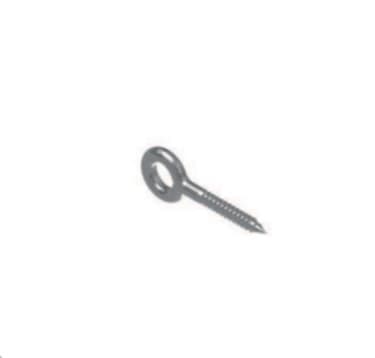 AND. EUROPEU OLHAL M12 P/GANCHO FIXACAO 19cm