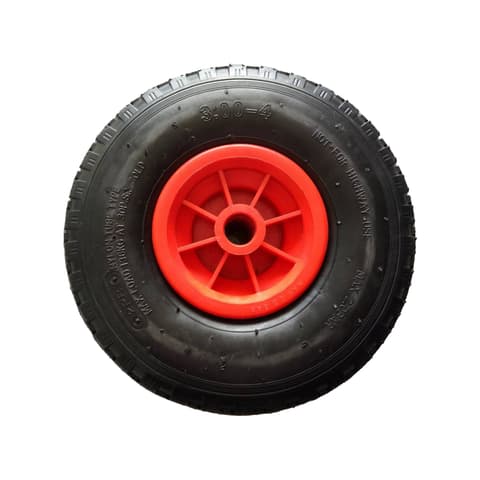 RODA PNEUMATICA PEQUENA JANTE PLASTICA