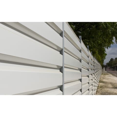 CHAPA LACADA P/VEDAÇÃO OBRA Larg 1.10mt BR. ( tapume)