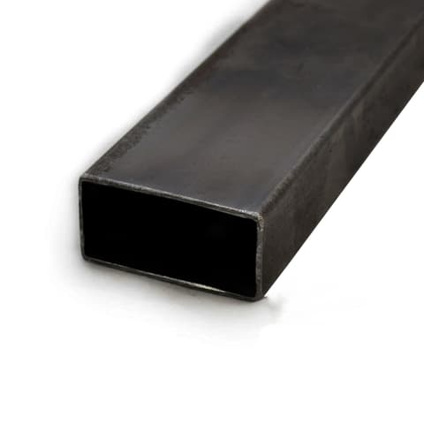 TUBO FERRO PRETO RETANGULAR 080x40x1.5 /6mt*