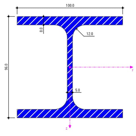 VIGA FERRO PERFIL HEA S275JR