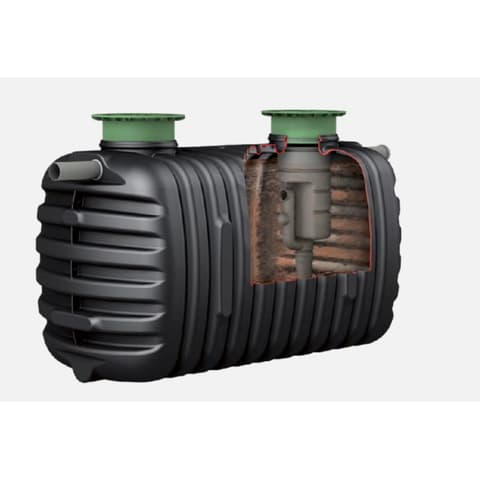 FOSSA FILTRO BIO ANAEROBIX C/TAMPA COMPACT 3000L