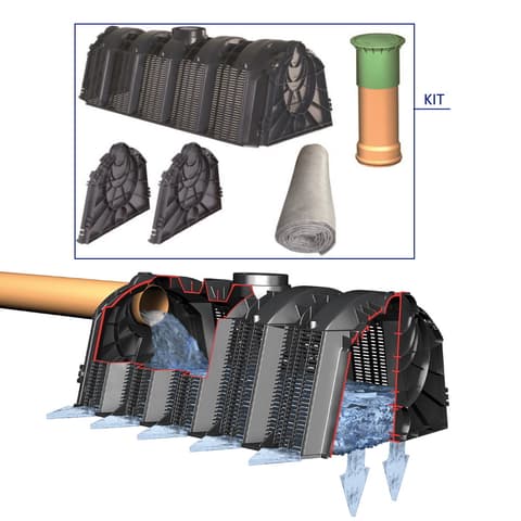 TUNEL DRENAGEM AGUAS RESIDUAIS 1200L