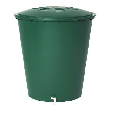DEPOSITO DECORATIVO REDONDO 510L VERDE C/TORNEIRA *