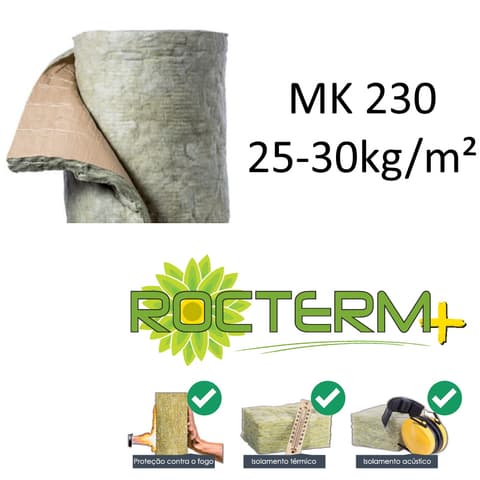 LA ROCHA ROLO C/Papel MK230 30Kg 080mm 1.2x6mt