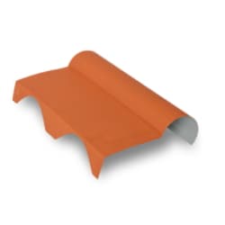 CUMEEIRA PAINEL COBERT. ISOTER Imitaçao Telha 2.2mt 416mm