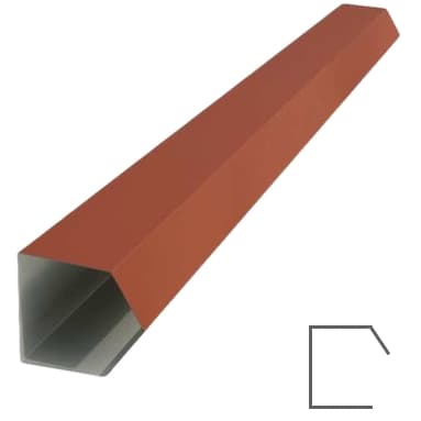 REMATE LATERAL P/COBERTURA ISOTER 5 OND 3.10mt  ral 3009