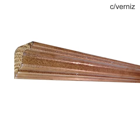 MOLDURA MAD PINHO ABETO TECTO C/VERNIZ 2.7/3.0mt 30x30