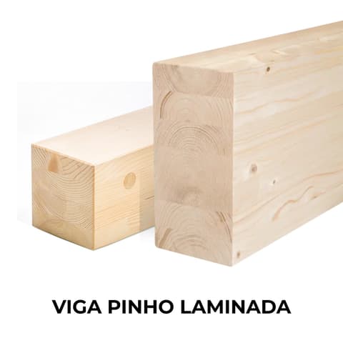 VIGA MADEIRA PINHO LAMINADA 28x14