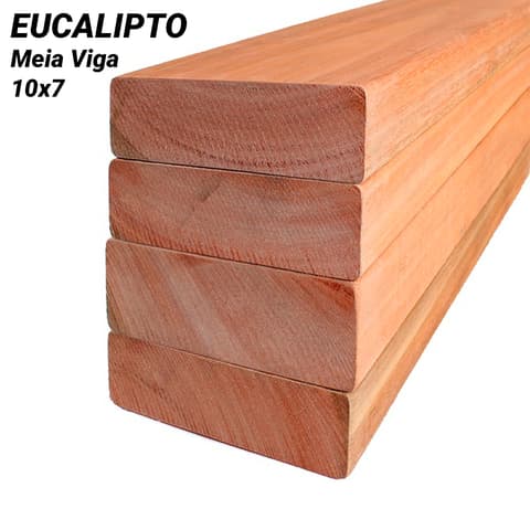 VIGA MADEIRA EUCALIPTO 10x7  Meia viga