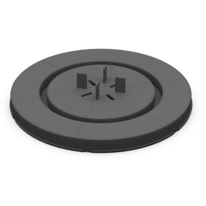 APOIO FIXO MONO K H=22mm Ø250mm