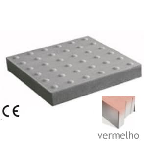 LAJETA BETAO PITONADA SEG 40x40 H6 Vermelho