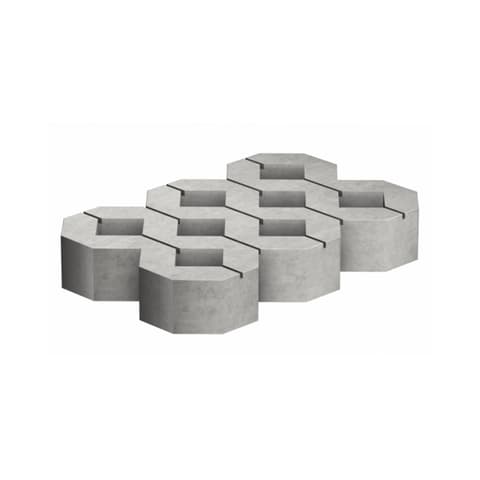 PAVE GRELHA ENRELVAMENTO H8.5cm 60x40