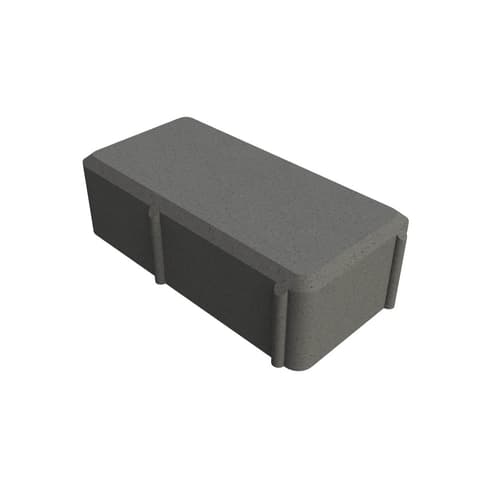 PAVE RECTANGULAR 20x10x08cm Cinza