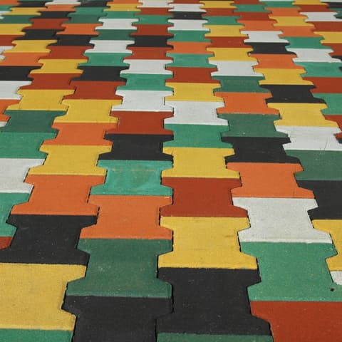 PAVE TIPO i 20x16.5x6cm Braco/ Preto/ Vermelho