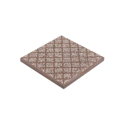 MA 4208-M30 MOSAICO RELEVO POLIDO CASTANHO 40x40x3
