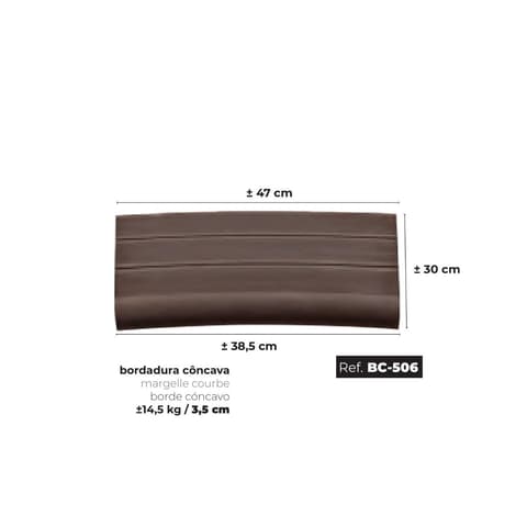 MA BORDADURA PISCINA CONCAVA 30cm DECK BC-506 47x30