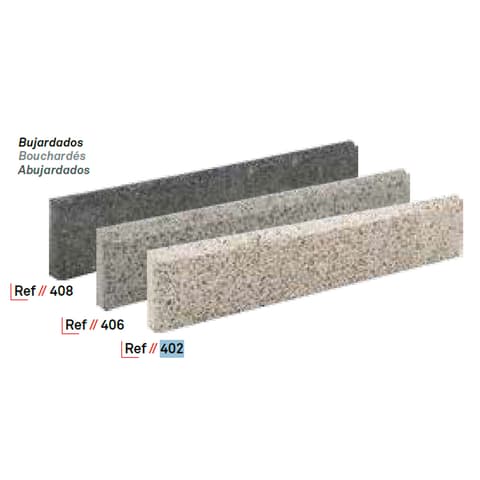 MA RODAPE BUJARDADO GRANITO AMARELO R7-402 *40x7x1.4