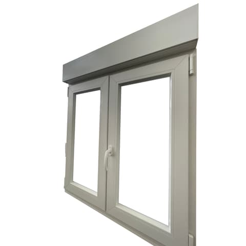 JANELA PVC OSCILOBATENTE C/PERSIANA 1000x1150mm 2F