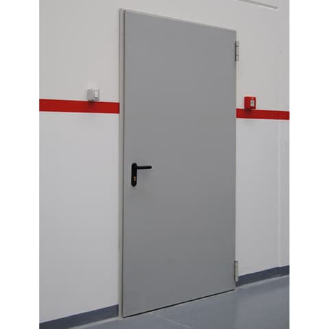 PORTA MULTIUSO UMA FOLHA 90x2050  RAL 7035